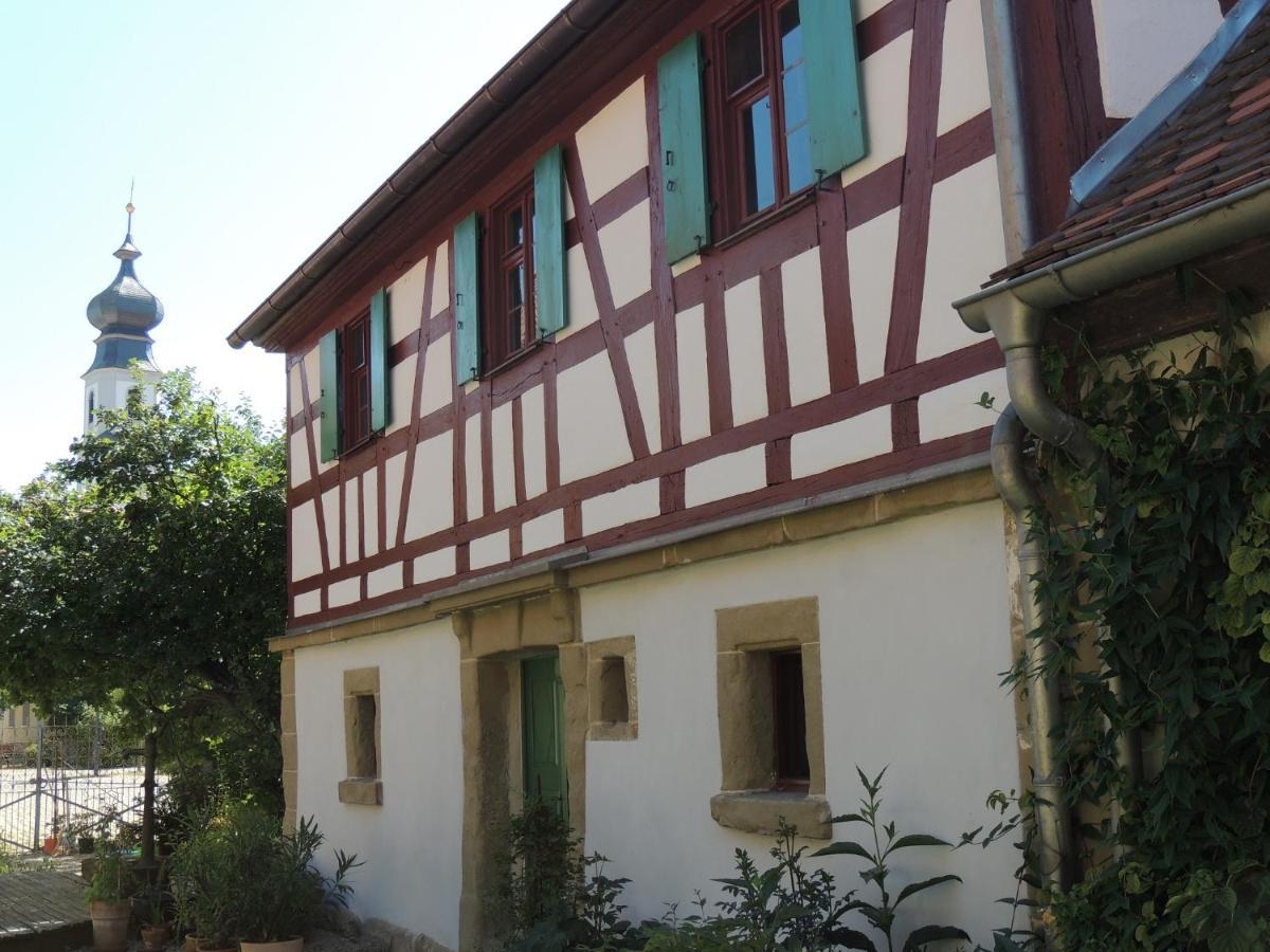 Pilger- Und Radlerherberge Herberge Im Hofhaus Кольмберг Экстерьер фото