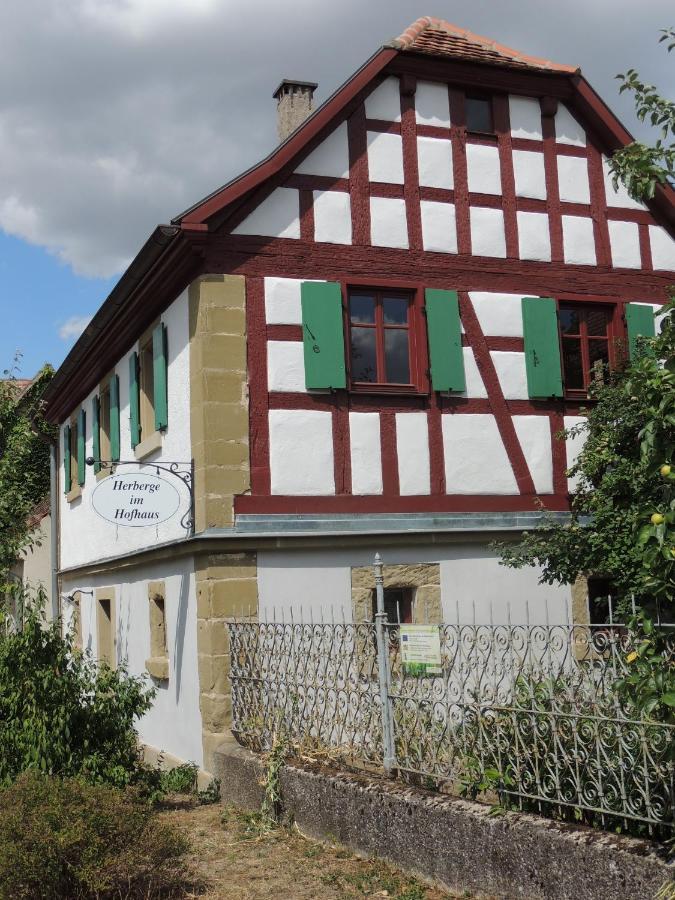 Pilger- Und Radlerherberge Herberge Im Hofhaus Кольмберг Экстерьер фото